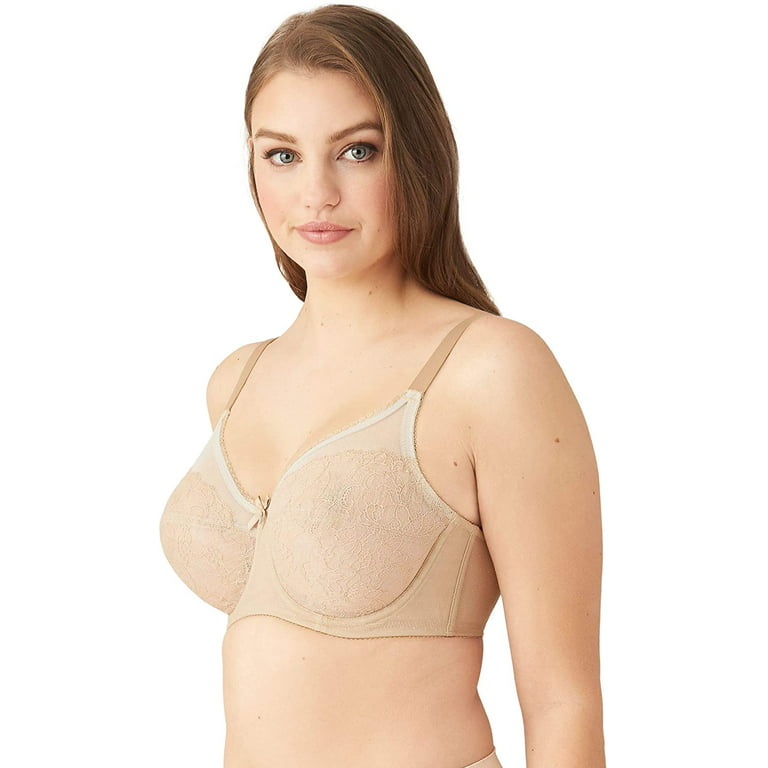 Wacoal Retro Chic Full-figure Underwire Bra 855186, Up To J Cup In Black