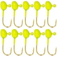 thumbnail image 1 of Ice Fishing Jigs kit Fishing Hard Lure Winter Fishing Lures Ice Jigging Bass Pike Carp Catfish Trout Perch Walleye - Set of 10, 1 of 8