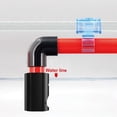 thumbnail image 3 of Aquarium Water Outlet Adapter, Rotating Water Outlet Hose Connector Set Prevent Backflow Anti Siphon Water Outlet Hose Adapter Noise Reduction for Fish Tanks, 3 of 7