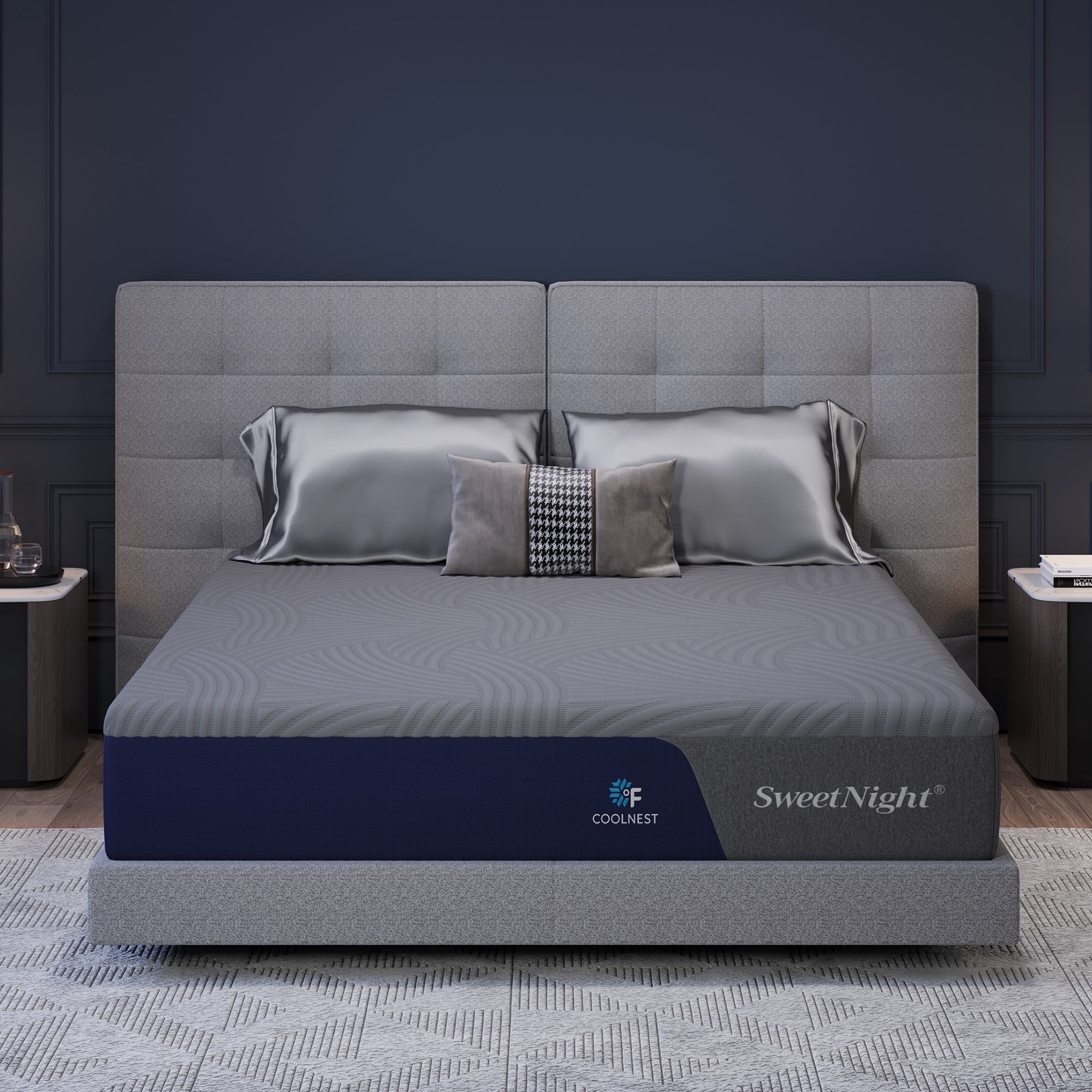 Sweetnight CoolNest Memory Foam Full Size Mattress 12 inch Cooling Mattresses in a Box,Scientific Support,Medium Soft