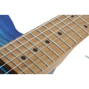 Schecter PT Pro Telecaster Style Electric Guitar w/Maple Fretboard - Trans Blue Burst