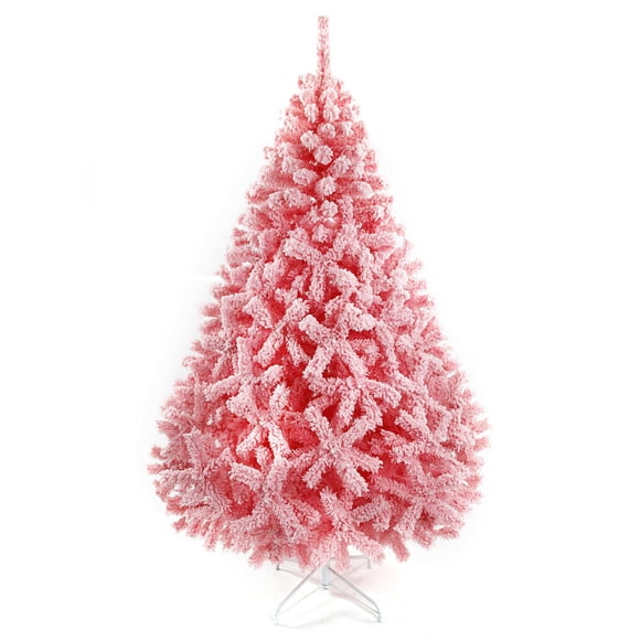 Árbol de Navidad Naviplastic Pino Aspen Nevado Rosa No.7 220 cm