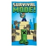 Minecraft Survival Mode Microfiber Beach Towel