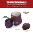 thumbnail image 3 of RTIC Happy Hour Lowball 8 oz Ceramic Lined Tumbler, Plum, 3 of 9