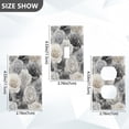 thumbnail image 2 of Light Switch Cover Switch Plate Outlet Cover Plug Cover for Electrical Toggle Switch Ink Wash Style Roses, 2 of 6