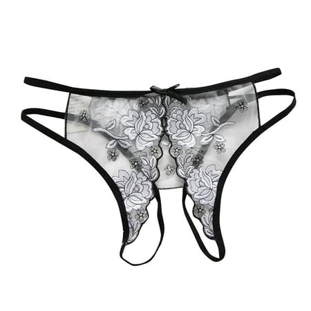 

Women Panties Lingerie Women Lace Open Crotch Low Waist Panties Underwear Women Plus Size Underwear Satin