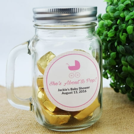 small mason jar mug
