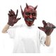 thumbnail image 3 of Halloween Latex Horrible Devil Demon Mask Gloves Scary Cosplay, 3 of 5