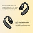 thumbnail image 4 of Bluetooth Earbuds, Hwkond 5.3 Bluetooth Open Ear Hanging Long Range Wearing Call Noise Reduction Non In Ear Wireless Bluetooth Earphones, Black, Up to 60% Off, 4 of 9