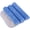 Blue - Mop Pad Refills, variant on Professional Microfiber Mop for Hardwood, Laminate, Tile Floor Cleaning, Stainless Steel Telescopic Handle - 3 Reusable Flat Mop Refills and 1 Dirt Removal Scrubber Included