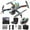 Gray, variant on FPV Drone With Spray Function ESC Camera Brushless Motor Drones 2.4G RC Quadcopter With Cool LED Lights Altitude Hold Obstacle Avoidance For Adults