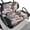 American Flag & Bald Eagle Print, variant on Pzuqiu Colorful Dinosaur Skeleton Golf Cart Seat Cover Set - Breathable Stretchable 2-Piece Kit | All-Weather Protection for EZGO, Club Car & Yamaha