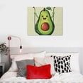 thumbnail image 5 of Orinice Avocado Fine Art Aesthetic Poster & Print Wall Painting for Classroom Kitchen Office Farmhouse Bathroom Room Decor Pictures Wall Art Painting Wall Decor for Bathroom Canvas Living Room, 5 of 6
