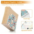 thumbnail image 4 of Cute Cat in Cupcake Napkin Holder for Table Acrylic Clear Tissue Dispenser Stand Kitchen Dining Bar Tabletop Picnic Restaurant Decor, 4 of 9