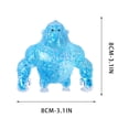 thumbnail image 3 of Gel Stress Balls Cute Gorilla Shape Design Decompression Doll Sweet Color Starry Glitter Stretchy Elastic Body Hand Exercise for Home Desk, 3 of 7