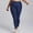 Blue, variant on MGDXOX Yoga Pants for Women Fashion Plus Size Workout Leggings High Waisted Petite Full Length Pants with Pockets Blue XL