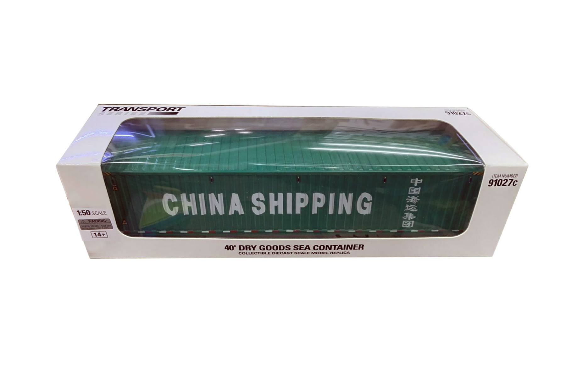 40' Dry Goods Sea Container Plastic China Shipping 1:50 Diecast Masters 91027C 
