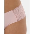 thumbnail image 3 of No Boundaries Women's No Show Cheeky with Lace Panty, Sizes XS to XXXL, 3 of 4