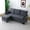 Drak Grey, variant on 78.35''L-Shaped Reversible Chaise Sectional Sofa with Storage–Cotton-Linen Upholstery, Multi-functional storage sofa bed,Sofa couches for living room,Apartments & Offices.3-Seater,Green