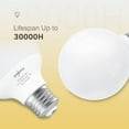 4Pack Vanity Light Bulbs for Bathroom, Warm White 2700K, LED Globe