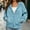 Sky Blue, variant on Women's Hoodies Pullover Sevevn Fashion Loose Long Sleeve Pullover Hoodie Sweatshirt Fleece Jacket Coat Essentials Hoodie