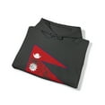 thumbnail image 4 of Nepal Nepali Nepalese Pride Flag Hoodie, Gifts, Hooded Sweatshirt, 4 of 4