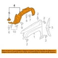thumbnail image 3 of Fits 06-11 Ridgeline Front Splash Shield Inner Fender Liner Panel LH Driver Side, 3 of 5