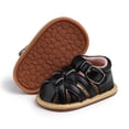 thumbnail image 5 of Meckior Baby Boys Girls Sandals Infant Closed Toe Crib Shoes for First Walkers 0-18 Months, 5 of 8