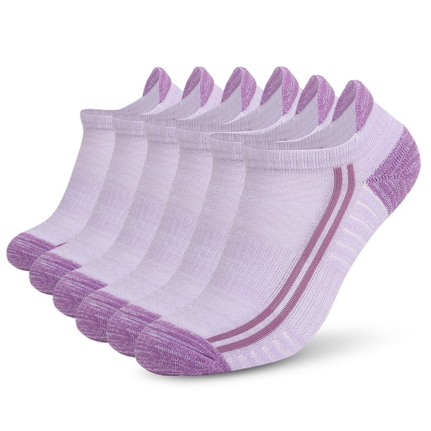 6 pares de calcetines tobilleros deportivos, calcetines de corte bajo, calcetines deportivos para correr