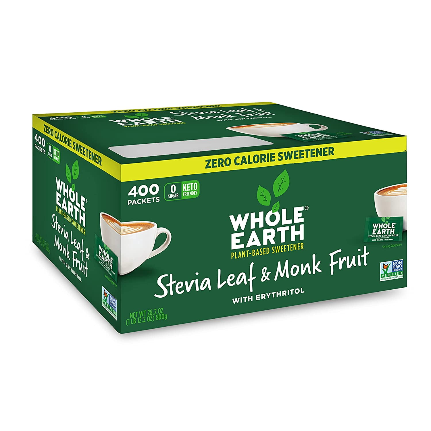 (400 Packets) Whole Earth Zero Calorie Sweetener
