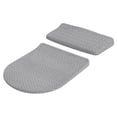 thumbnail image 3 of Protector de tapa de inodoro y tapa de tanque de inodoro, accesorios elásticos, protector premium Gris claro, 3 of 8