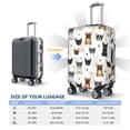 thumbnail image 2 of Luggage Cover Anti Scratch, Cute French Bulldog_D Elastic Suitcase Protector Fits 18-32 Inch Luggage, 2 of 2