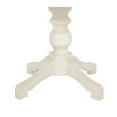 thumbnail image 3 of Prato Round Antique White and Distressed Oak Two-tone Finish Wood Dining Table, 3 of 5