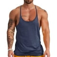 thumbnail image 2 of Ambiloof Men's Bodybuilding Stringer Tank Tops Y-Back Gym Fitness Workout Training Running T-Shirts Athletic Quick Dry Top, 2 of 7