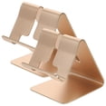 thumbnail image 1 of MasteelfCA 2pcs Sturdy Aluminium Alloy Mobile Phone Holder Desktop Metal Phone Stand Phone Accessory, 1 of 7