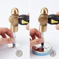 thumbnail image 2 of 1Set Jewelry Stamping Tool Metal Bench Block and 1 Pound Brass Metal Stamping Hammer for Metal Smiting Jewelry Making and Personalizing, 2 of 8