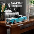 thumbnail image 2 of Ylutex Speed Champion RR Racing Car Building Block Kit with Acrylic Display Case, 27071 Collectible Model Car Block Kits, Building Blocks Kit Racing Toy Cars for Adults(476 PCS), 2 of 6