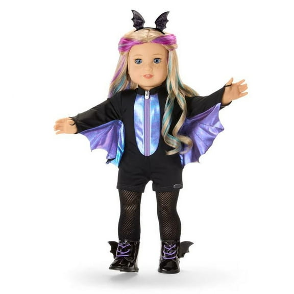 American Girl Doll Midnight Bat Costume for 18" Truly Me Dolls (Doll Not Included)