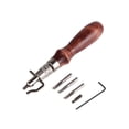 thumbnail image 4 of Eigraketly Herramientas de artesanía en cuero DIY, artesanía multifuncional, dispositivo de ranurado ajustable hecho a mano, herramienta de Kits y herramientas para tallar, 4 of 6