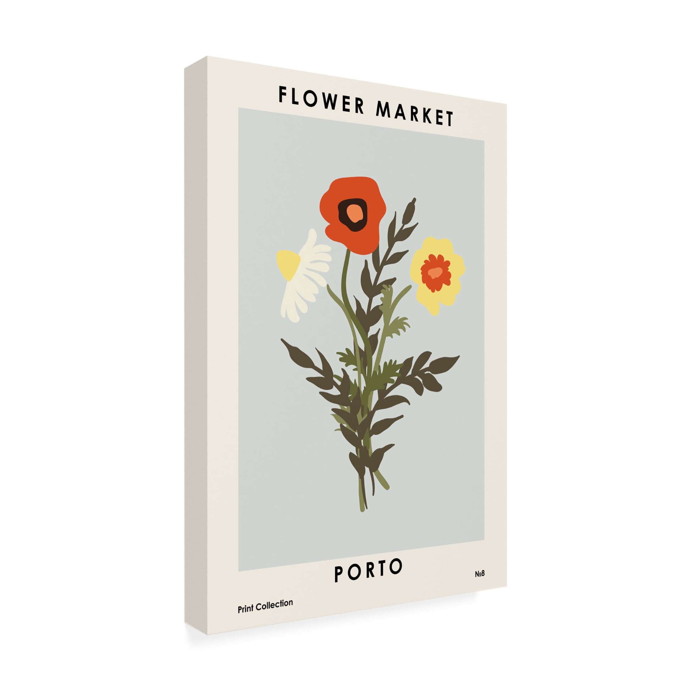 Trademark Fine Art NKTN Flower Market Porto Canvas Wall Art