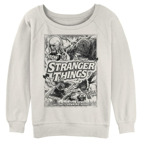 Netflix Junior's Stranger Things Monsters Vintage Comic Panels Sweatshirt