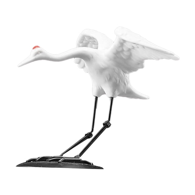 Estatua china animal pájaro escultura minimalista moderna figura blanca adorno para EstiloD