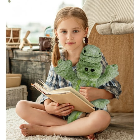 DolliBu Alligator Large Super Soft Stuffed Animal Cute Realistic Stuffed Animals for Girls, Boys and Adults Animal Gifts, Kids Wild Nursery Decor for Newborn, Cuddly Wild Baby Plush Toys - 16.5 inches