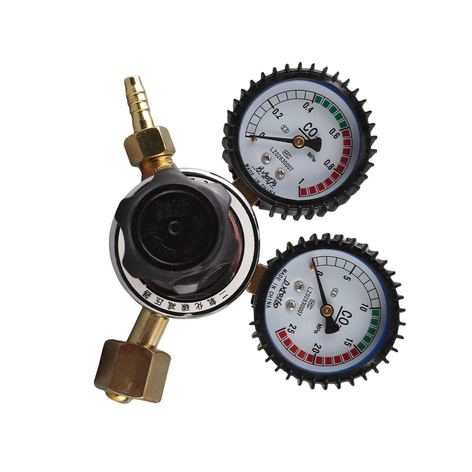Yajisi Carbon Dioxide Regulator 2 Gauge CO2 Pressure Regulator for Welding Cutting Electronic Industries