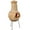 Beige, variant on Outdoor Clay Chiminea Fireplace Sun Design Wood Burning Fire Pit with Sturdy Metal Stand, Barbecue, Cocktail Party, Cozy Nights Fire Pit, Terra Cotta