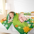 thumbnail image 3 of Erosebridal Cute Capybara Sheep Pig Bedding Comforter Set 7-Piece For Teens,Cartoon Animal Flowers King Bedding Sets For Kids Boy Girls,Microfiber Bedroom Decor, 3 of 6
