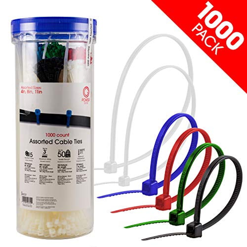 600 pcs 4" 6”  Nylon Plastic Zip Trim Wrap Cable Loop Ties Wire Self Lock 