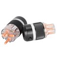 thumbnail image 4 of Conector de alimentación de audio de cobre puro transparente 100‑250VE101/F101 (macho/hembra), 4 of 5