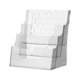 thumbnail image 2 of Organizador de archivos de pared, organizador de escritorio, moderno y transparente, para revistas. Blanco, 2 of 7