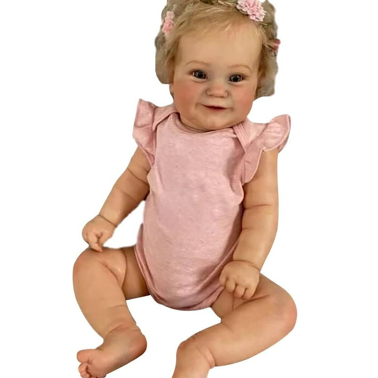 60cm Boneca Reborn Soft Silicone Vinyl Doll Soft Silicone Reborn